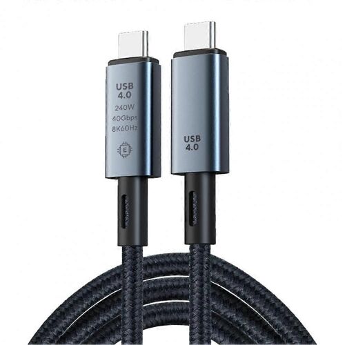 Câble De Type A Usb4.0 Type-C Vers Type-C 40gbps 8k/60hz 240w Cordon De Charge Rapide Pour Ps5/Nintendo