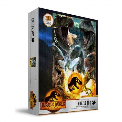 Puzzle Jurassic World - Compo Carnivorous Effet 3d 100pcs (Sd Toys)