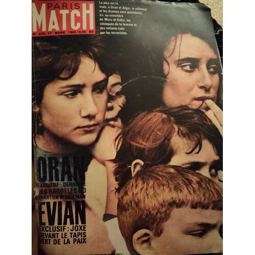 Paris-Match N° 675 Du 17 Mars 1962