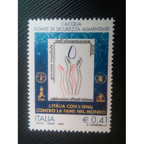 Timbre Italie Y T 2610 Journée Mondiale De L'alimentation 2002 ( 190108 ) _ 2_
