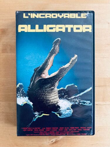 Cassette VHS L’incroyable alligator de Lewis Teague.