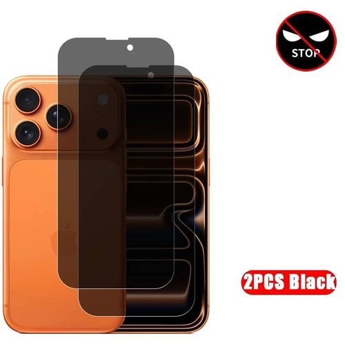 Protecteur D'écran Pour Iphone 17 Pro Max,4 À 1 Pièces,Verre Trempé,Film De Téléphone Anti-Regard.2pcs.Iphone 17