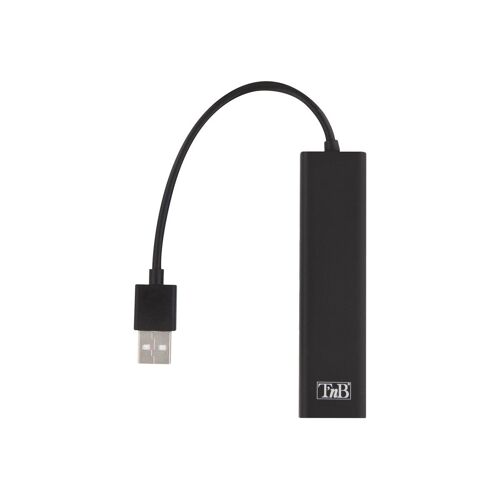 T'nB - Concentrateur (hub) - 3 x USB 2.0 + 1 x 10/100 - de bureau
