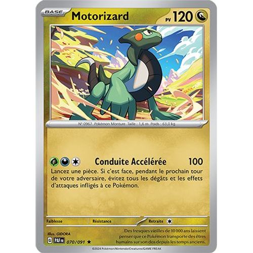 Carte Pokémon - Motorizard - 070/091 - Holo-Rare - Ev4,5 Destinées De Paldea