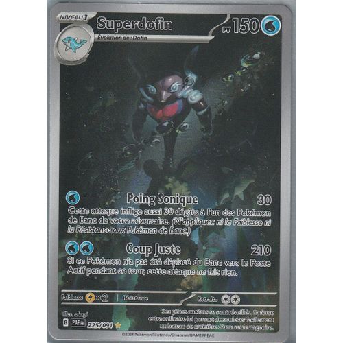 Carte Pokémon - Superdofin - 225/091 - Secrète-Rare - Ev4,5 Destinées De Paldea