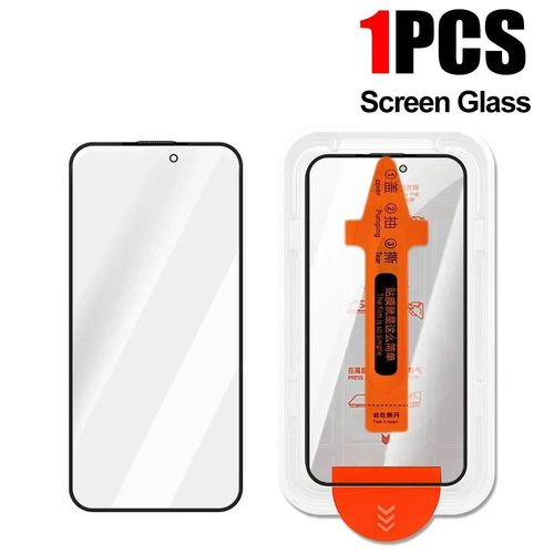 Protecteurs D'écran En Verre Trempé Faciles À Installer Pour Iphone 17/17 Pro/17 Air/17 Promax Avec Films D'objectif D'appareil Photo Anti-Poussière De Dureté 9h.1pc Screen Glass.For Iphone 17