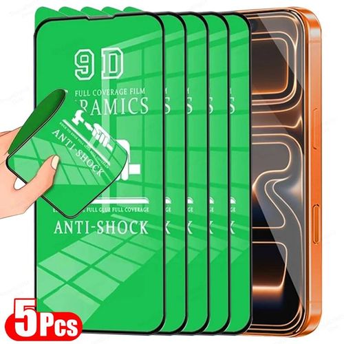 5 Pièces Film Céramique Hd Pour Iphone 17 16 13 15 14 11 12 Pro Max Plus Mini Xs Max Xrx8 7 Protecteur D'écran Pour Iphone 17 Air 16e.5pcs.Ceramic Film