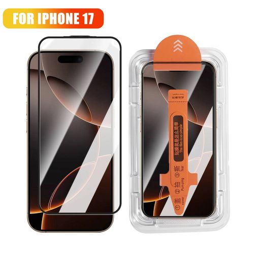 Verre Trempé Facile À Installer Pour Iphone 17 Promax 17 Protecteurs D'écran D'air Film De Protection Anti-Rayures Transparent Hd Pour Iphone 17.For Iphone17.1 Pack