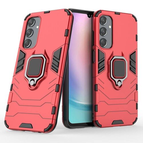 Coque pour Samsung Galaxy A24 4G / A25 4G / 5G - housse etui rigide anti choc + film ecran - ROUGE
