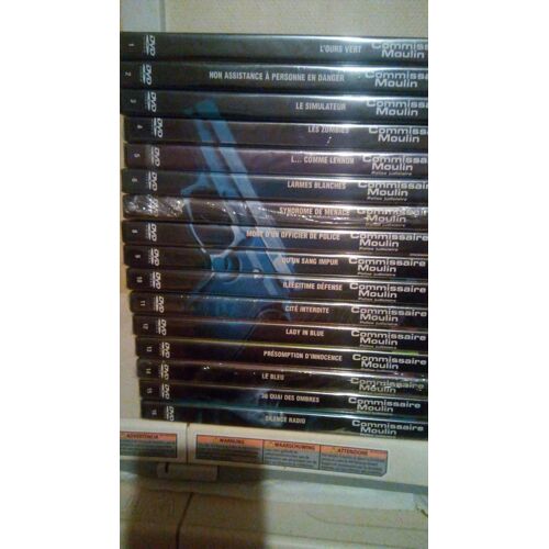 Lot De 16 Dvd De Commissaires Moulins