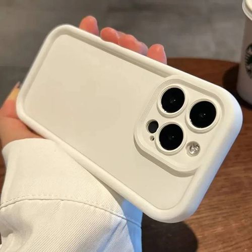 Coque De Téléphone Couleur Bonbon,Étui En Silicone Souple Antichoc Pour Iphone 16 Promax 15 14 Pro Max 13 12 Mini 11xxs Xr 7 8 Plus 6s 5 Se.White.For Iphone 6 Plus