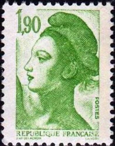 Timbre France 1986 Oblitéré - Liberté De Gandon 1.90 - Yt2424