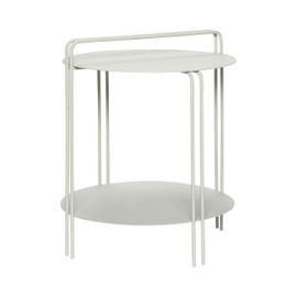 Table En Métal Gris