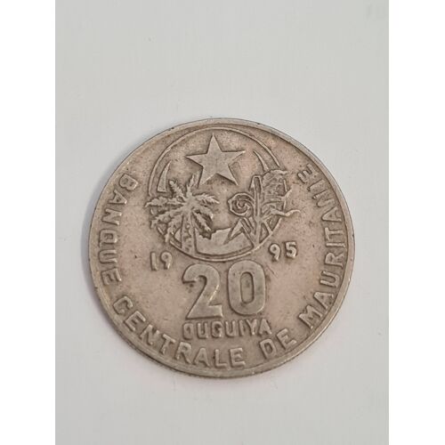 Monnaie Mauritanie 20 Ouguiya 1995