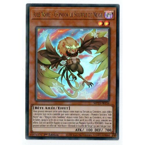 Yu Gi Oh Mp23 Fr154 Aile Noire Chinook Le Souffle De Neige Ultra Rare