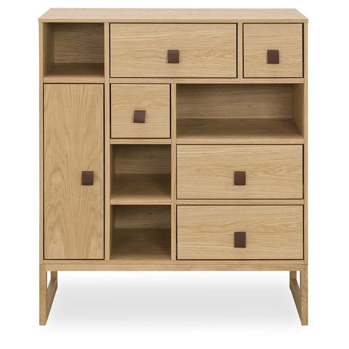 Buffet En Bois De Style Scandinave - Nuby Bois Naturel