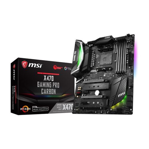 MSI PERFORMANCE GAMING X470 GAMING PRO CARBON AM4 AMD X470 SATA 6 Gb/s USB 3.1 HDMI ATX Carte mere AMD