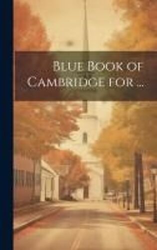 Blue Book Of Cambridge For ...