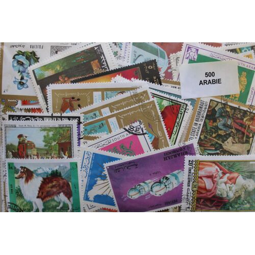 Arabie 500 Timbres Différents