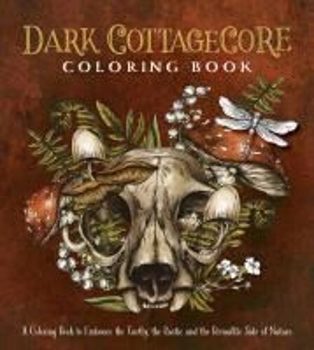 Dark Cottagecore Coloring Book