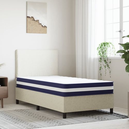 Vidaxl Matelas À Ressorts Ensachés Dureté Moyenne 90x190 Cm