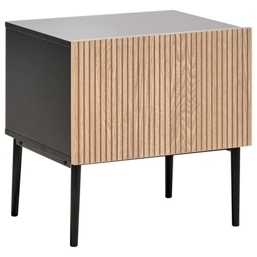 Table De Chevet Blythe Bois Marron/Noir