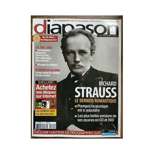 Diapason Le Magazine De La Musique Classique Et De La Hifi Nº515 Juin 2004