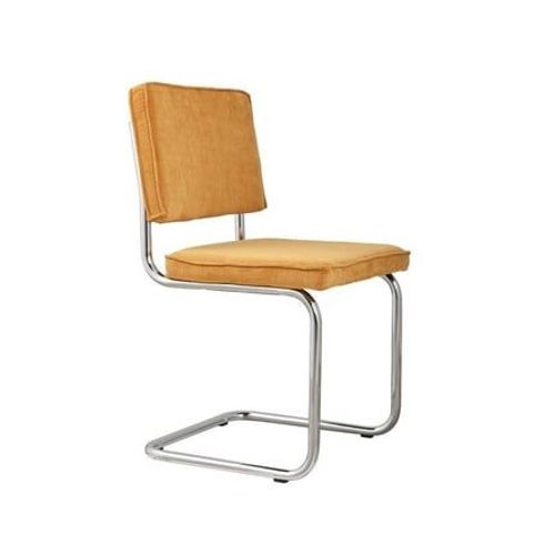 Zuiver - Lot 2 Chaises Ridge Rib - Jaune