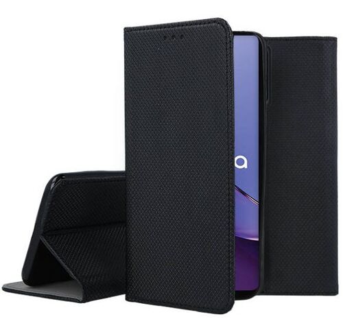 Housse pour Motorola Moto G84 5G - etui coque pochette portefeuille + film ecran - NOIR MAGNET