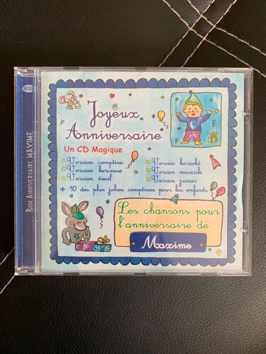 Les Chansons , Bon Anniversaire Maxime,