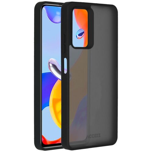 Accezz Coque Givrée Robuste Xiaomi Redmi Note 11 Pro Noir