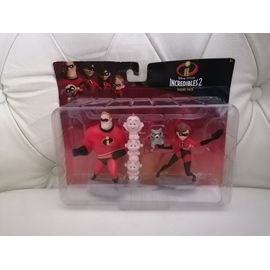 Pack Figurines Les Indestructibles 2 / Figure Pack Incredibles 2 - M. Indestructible + Elastigirl + Jack-Jack + Raton Laveur - Disney / Pixar - Jakks Pacific - 2018