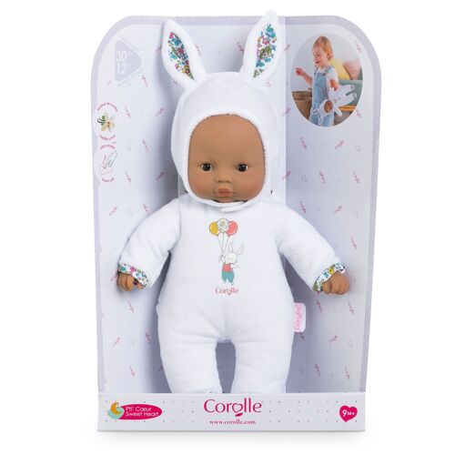 Mon Doudou Corolle Pti' Cur Lapin Blanc