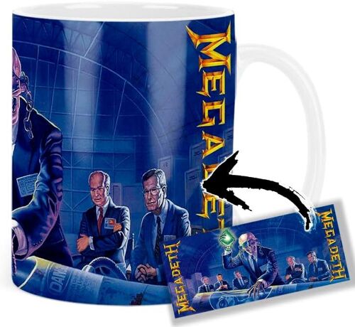 Tasse Megadeth Rust In Peace Taza Ceramica