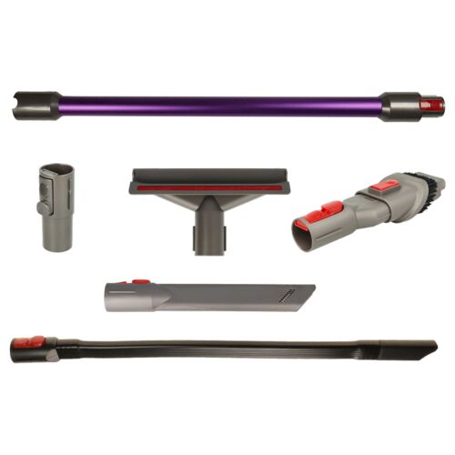 vhbw Lot de buses avec 6 pièces compatible avec Dyson V7 Motorhead +, Motorhead, Animal Extra, Absolute, Fluffy aspirateur - violet