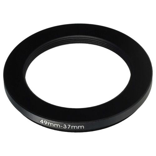 vhbw Bague d'adaptation de filtre Step-Down de 49 mm vers 37 mm compatible avec Pentax Q-Lens objectif d'appareil photo - Réducteur, métal noir