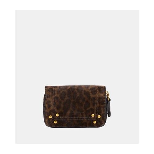 Jérôme Dreyfuss - Porte-monnaie Henri motif animalier - Noir