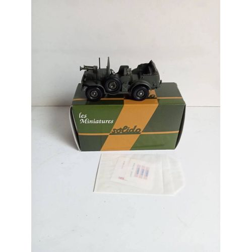 Solido France Militaire Dodge 4x4 Command-Car Neuf Avec Accessoires N°61
