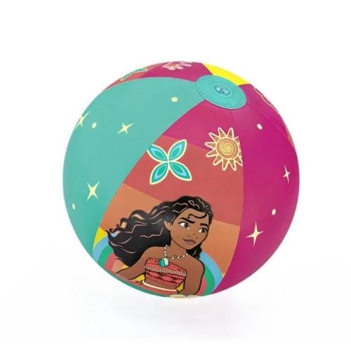 Ballon Gonflable Pour Plage Ou Piscine Bestway Princesses Disney 51 Cm Diamètre Multicolore Avec Valve De Sécurité