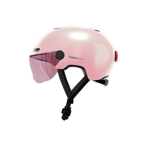 Casque Vélo Cosmo Connected Fusion+ Rose Brillant Metallise