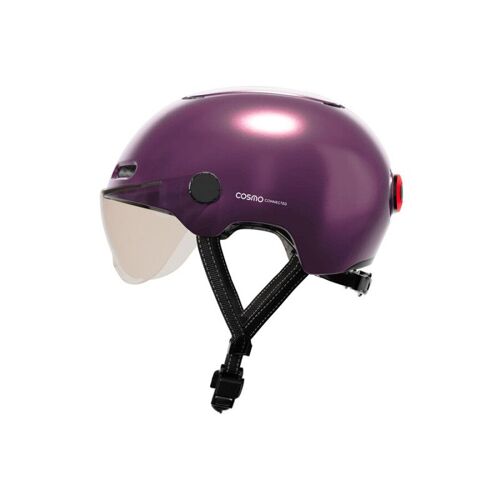 Casque Vélo Cosmo Connected Fusion+ Violet Brillant Metallise