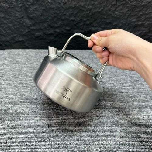 Bouilloire D'Extérieur Arc'Teryx En Acier Inoxydable 304, Théière De Camping Portable, Cafetière De Camping En Plein Air, Théière D'Alpinisme, Pêche, Pique-Nique, Bouilloire De Pique-Nique