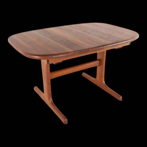 Table Manger Ovale Extensible Dyrlund Aposabedapos Teck Design Danois Vintage Bois