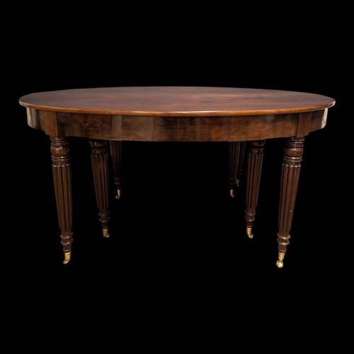 Table Ovale Extensible En Acajou Massif 8 Pieds Xixme S Bois