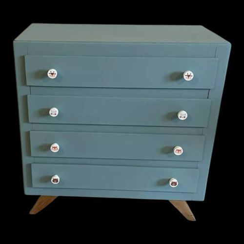 Commode Enfant Bleu