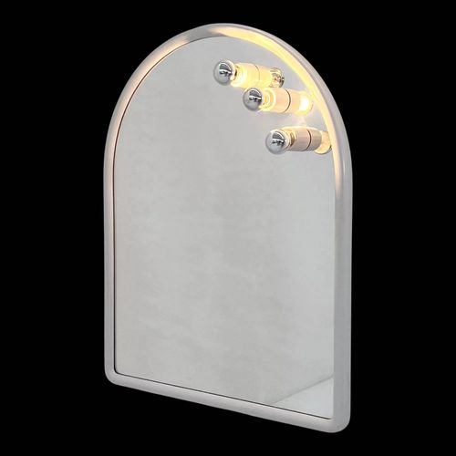 Miroirs ampoules en plastique blanc par Carrara amp Matta 1970 blanc