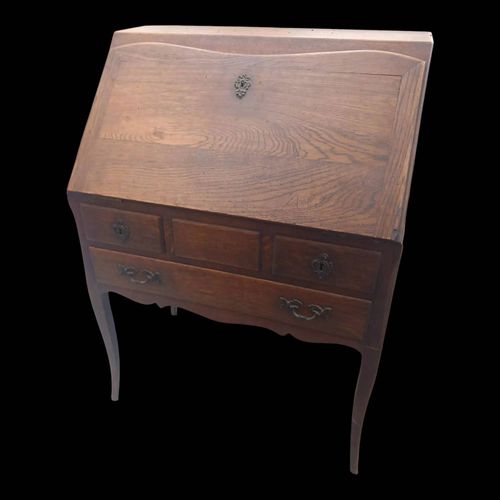 Secrtaire Ancien En Chne Marron