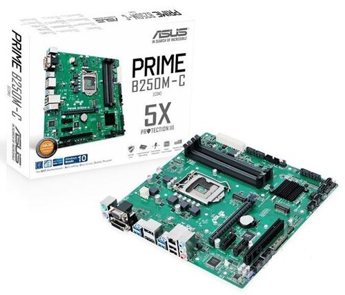 ASUS PRIME B250M-C Intel LGA B250 1151 Carte mere de bureau ATX M.2 etendue A