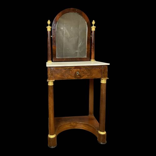 Coiffeuse Dapospoque Empire En Acajou Bois