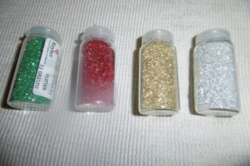 Rayher Poudre De Paillettes Flacon 12grs Lot De 4 Assortis